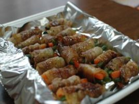 お弁当の定番おかず 野菜の肉巻き レシピ 作り方 By Chako07 楽天レシピ お弁当の定番おかず 野菜の肉巻き レシピ 作り方 By Chako07 楽天レシピ